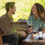 People enjoying Coursey Graves wines